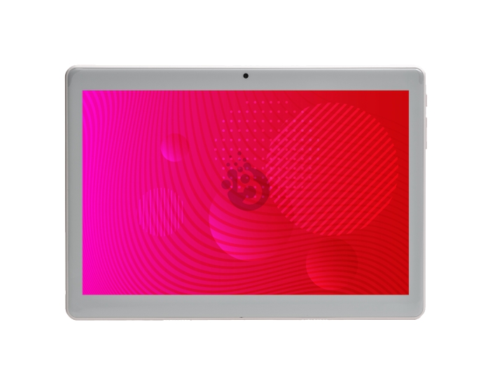 A child using an educational tablet with iRainbow software