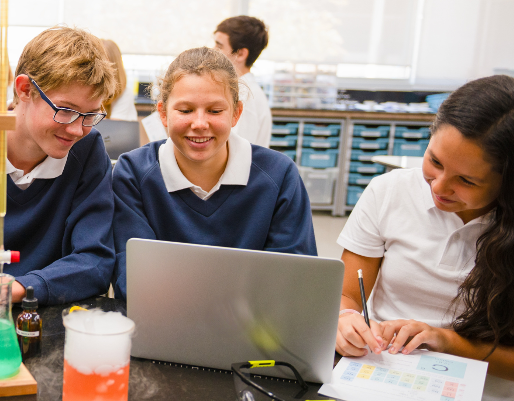 A student practising for their NBT exams in a classroom environment