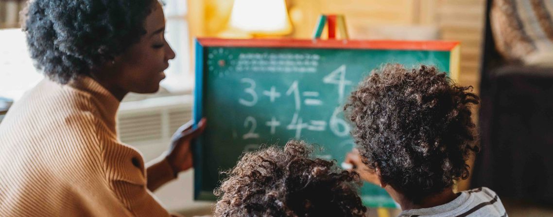 A learner exploring different ways of studying to find their learning style