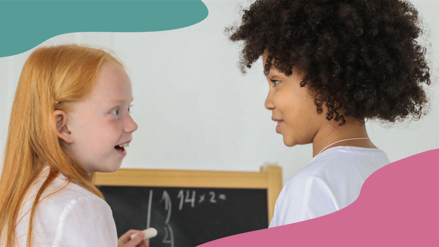 A smiling child developing a positive attitude towards mathematics